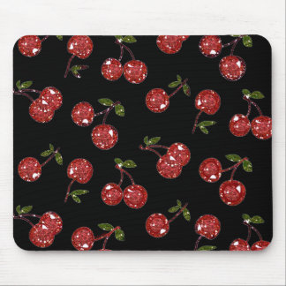 RAB Rockabilly Zeer Cherry Cherry Cherries op zwar Muismat