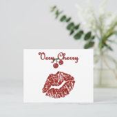 RAB Rockabilly Zeer Cherry Kiss Briefkaart (Staand voorkant)
