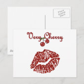 RAB Rockabilly Zeer Cherry Kiss Briefkaart (Voorkant / Achterkant)