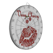 RAB Rockabilly Zeer Cherry Kiss Dartbord (Voorkant Links)