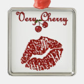 RAB Rockabilly Zeer Cherry Kiss Metalen Ornament (Voorkant)