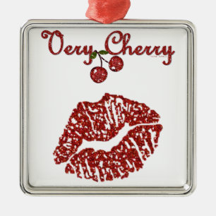RAB Rockabilly Zeer Cherry Kiss Metalen Ornament