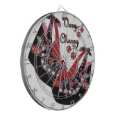 RAB Rockabilly Zeer Cherry Shoes Dartbord (Voorkant Links)