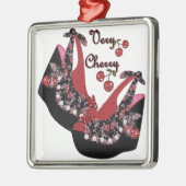 RAB Rockabilly Zeer Cherry Shoes Metalen Ornament (Links)