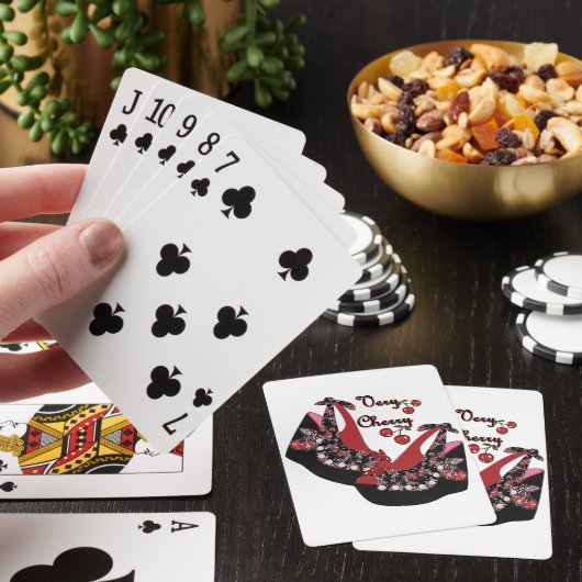 RAB Rockabilly Zeer Cherry Shoes Pokerkaarten (Insitu)
