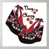 RAB Rockabilly Zeer Cherry Shoes Poster (Voorkant)
