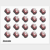 RAB Rockabilly Zeer Cherry Shoes Ronde Sticker (Vel)