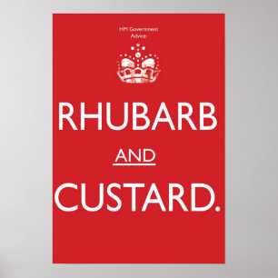 rabarber en douane poster