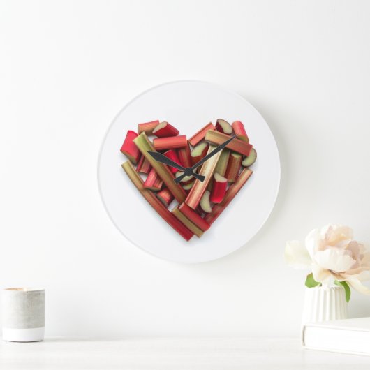 Rabarber Heart Grote Klok (Huis)