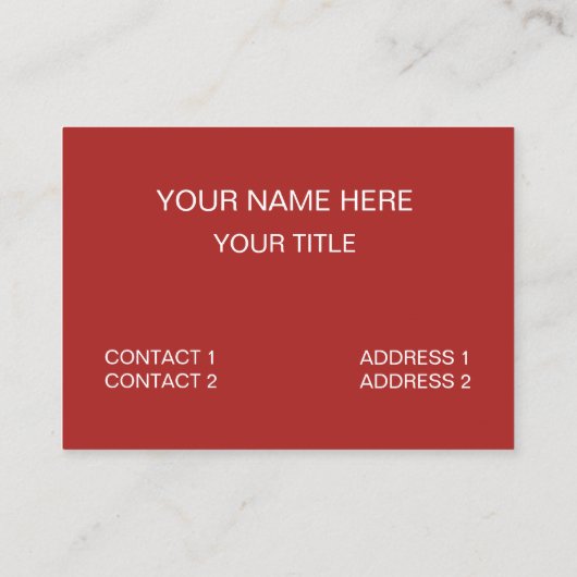 Rabarber Veggie Grappig Eten Visitekaartje (Achterkant)