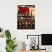 Rabat Marokko poster (Thuiskantoor)