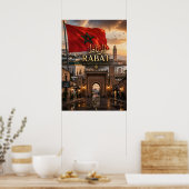 Rabat Marokko poster (Keuken)