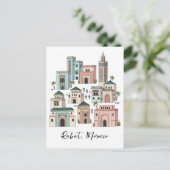 Rabat Marokko Reisansichtkaart Briefkaart (Staand voorkant)