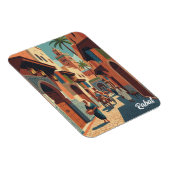 Rabat Marokko Reisposter Magneet (Rechterzijde)