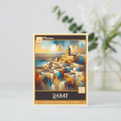 Rabat, Marokko |  schilderij Briefkaart (Staand voorkant)