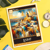 Rabat, Marokko |  schilderij Briefkaart