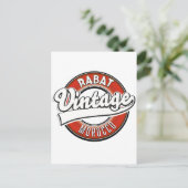 Rabat Marokko vintage logo Briefkaart (Staand voorkant)