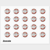 Rabat Marokko vintage logo Ronde Sticker (Vel)