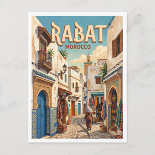 Rabat Medina Marokko Briefkaart