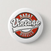 Rabat morocco  logo ronde button 5,7 cm (Voorkant)