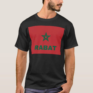 Rabat Stad in Marokkaanse Vlag vrienden T-shirt