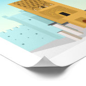 Rabat-stad marokko poster (Hoek)