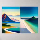 Rabaul Diptych - Canvas Art Print (Voorkant)