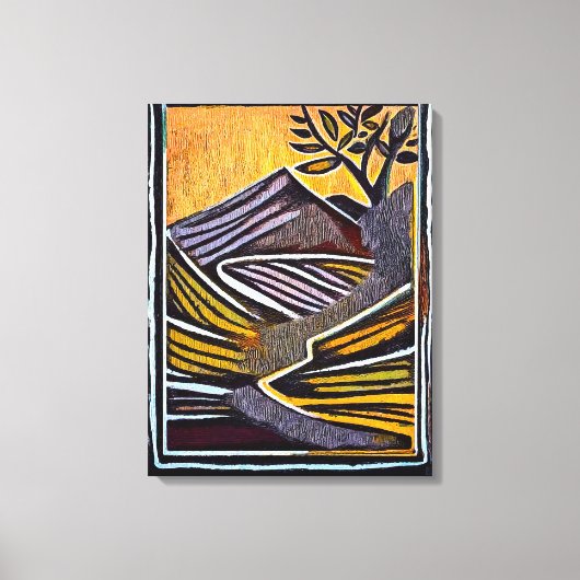 Rabaul - Uitgerekte canvasprint Canvas Afdruk (Voorkant)