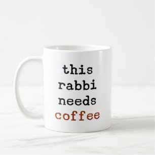 rabbi heeft koffiekoffie - mok nodig