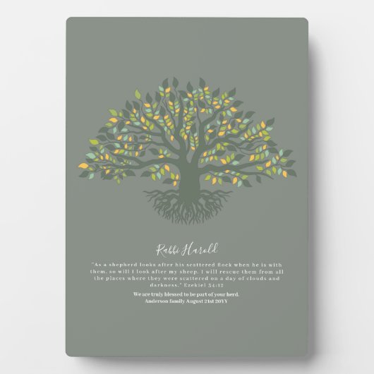 RABBI Kado Thank You, Ezechiël 34 Fotoplaat (voorkant)