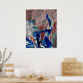 RABBI MET SHOFAR POSTER (Keuken)