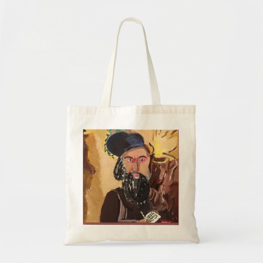 Rabbi Shimon Bar Yochai Kabbalah Tote Bag (Voorkant)