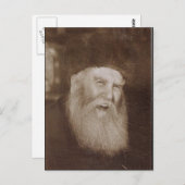 Rabbi Yosef Yitzchak Schenersohn Briefkaart (Voorkant / Achterkant)
