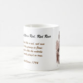 Rabbie Burns, als een Rode RozenroodMok Koffiemok (Center)