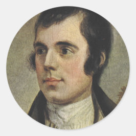 Rabbie Burns Ronde Sticker