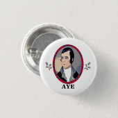 Rabbie Burns Tartan Aye Pinback Ronde Button 3,2 Cm (Voorkant /achterkant)