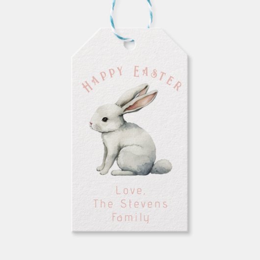 Rabbijn met predikWaterverf  Cadeaulabel (Voorkant)