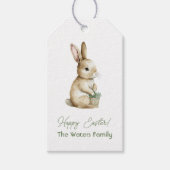 Rabbijn met predikWaterverf  Cadeaulabel (Voorkant)