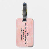 Rabbit 01 Kids Bagagelabel (Achterkant verticaal)