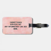 Rabbit 01 Kids Bagagelabel (Achterkant horizontaal)