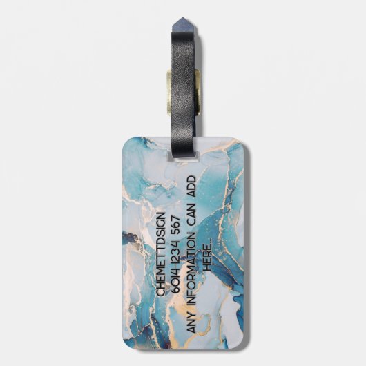 Rabbit 02 Kids Bagagelabel (Achterkant verticaal)