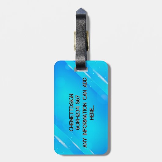 Rabbit 03 Kids Bagagelabel (Achterkant verticaal)