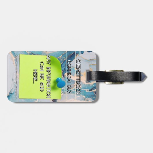 Rabbit 04 Kids Bagagelabel (Achterkant horizontaal)