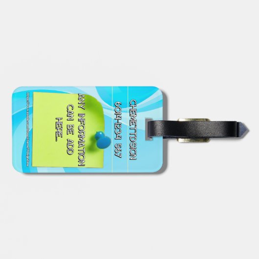 Rabbit 05 Kids Bagagelabel (Achterkant horizontaal)