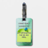 Rabbit 06 Kids Bagagelabel (Achterkant verticaal)