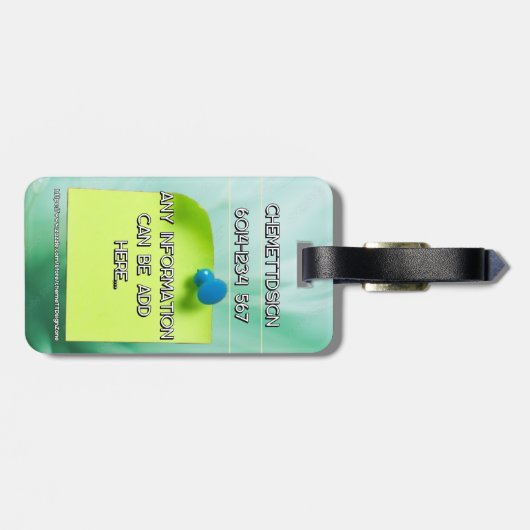 Rabbit 06 Kids Bagagelabel (Achterkant horizontaal)