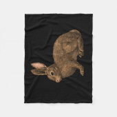 Rabbit 2 fleece deken (Voorkant)
