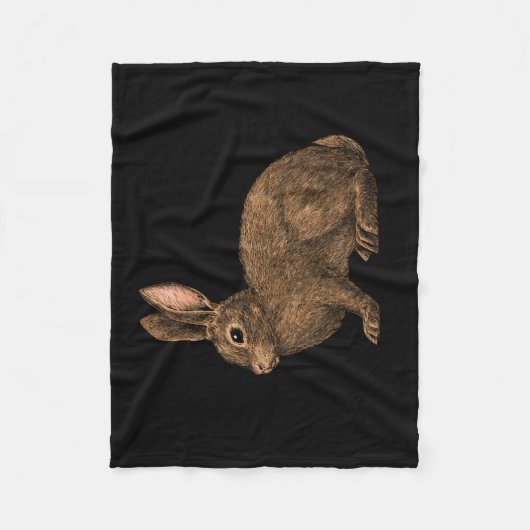 Rabbit 2 fleece deken (Voorkant)