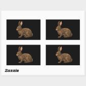 Rabbit 2 rechthoekige sticker (Vel)