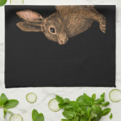 Rabbit 2 theedoek (Gevouwen)